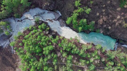 阿尔山好森沟景区航拍视频视频素材模板下载