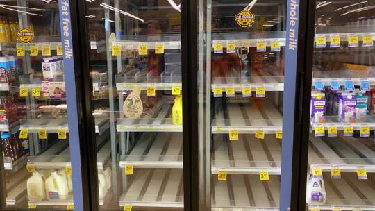 超市的冰柜
