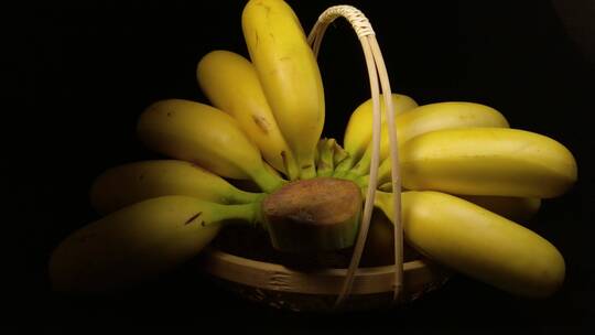 小香蕉水果视频素材模板下载