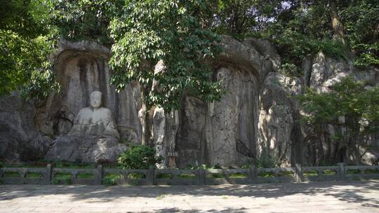 杭州吴山景区石佛院塑像