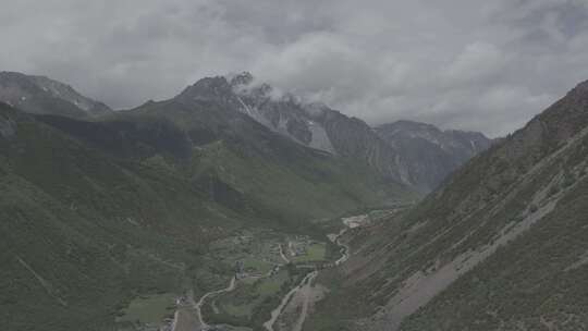 西藏察隅县大山航拍