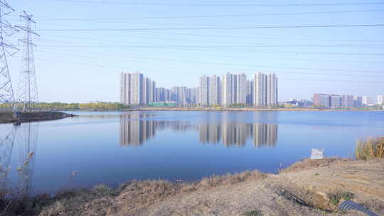 武汉东西湖黄塘湖公园风景