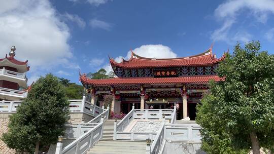 福建西来寺庙4K实拍视频