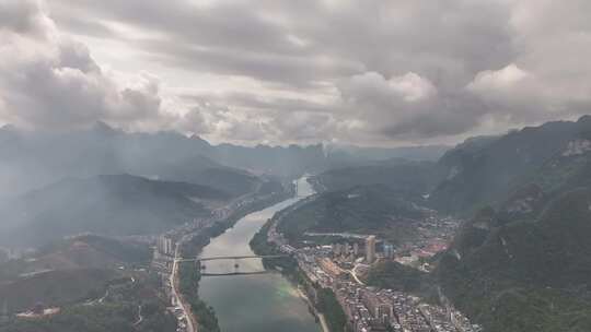 天峨龙滩大峡谷航拍