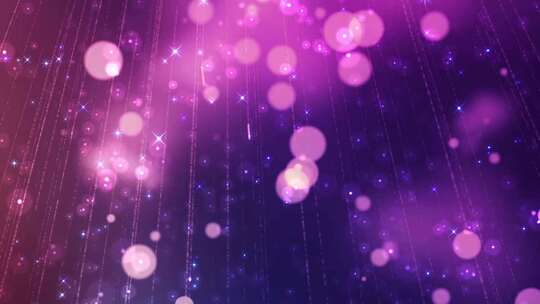星星和泡泡紫色背景