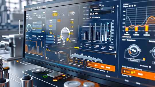 工业4.0科技控制中心 自动化控制大屏