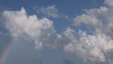 蓝天白云背景素材高清在线视频素材下载