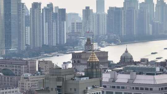 上海空镜头 城市风光航拍