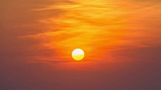 中国海南三亚西岛傍晚日落夕阳延时