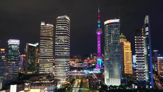 陆家嘴夜景 繁华都市