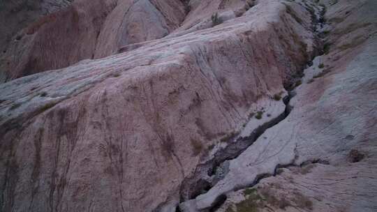 B新疆准噶尔盆地大漠戈壁山峦9视频素材模板下载