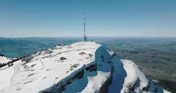 山，电信塔，里吉，瑞士