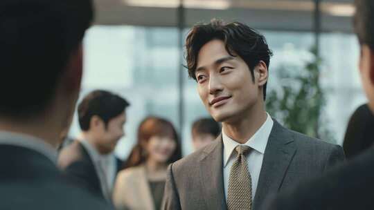 商务合作商务人士商务签约商务握手商务办公