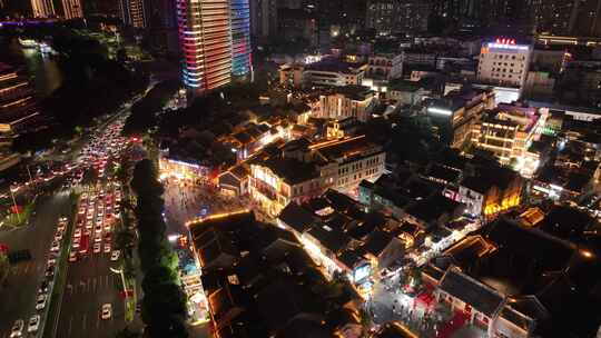 三街两巷畅游阁视角直推夜景