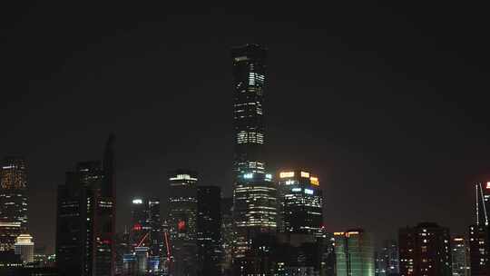 北京国贸CBD夜景