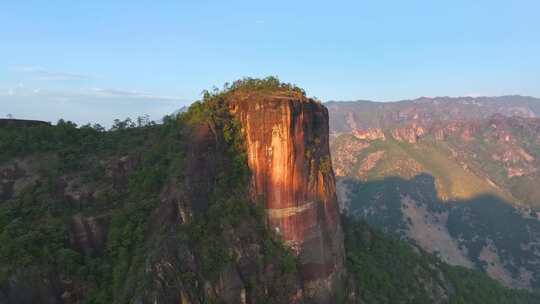 航拍丽江老君山