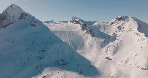 基茨斯坦霍恩山，奥地利，雪，滑雪