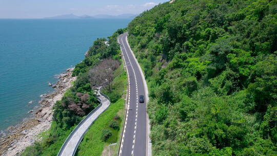 海边公路 玫瑰海岸风景