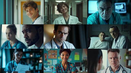 外国国外专业医生团队守护您的健康高清在线视频素材下载