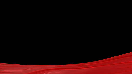 底部红绸飘带丝绸带通道