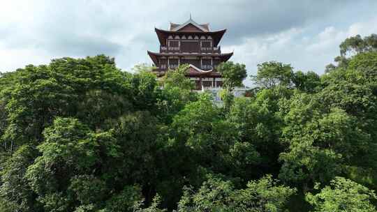 莆田市状元阁（绶溪公园）航拍