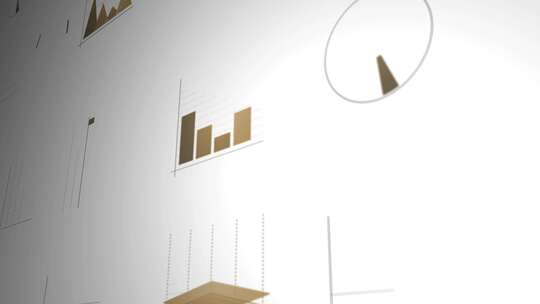 数据分析财务经济动画视频素材模板下载