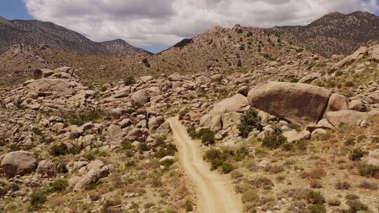 加利福尼亚沙漠岩石拍摄