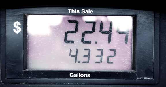 加油站泵价格跳动