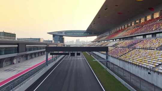 2024 上海赛车场 观众看台 f1视频素材模板下载