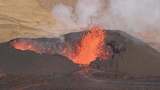 火山岩浆喷发地址地貌高清在线视频素材下载