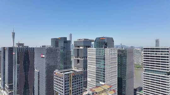 广州琶洲CBD大景航拍