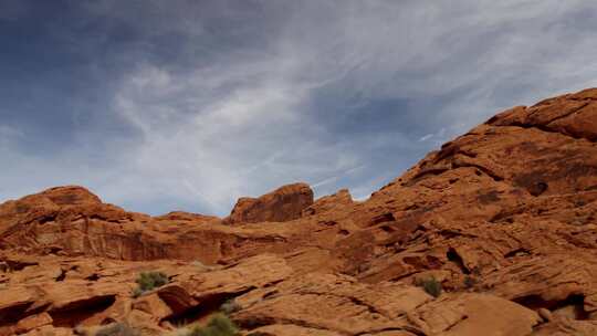 大漠戈壁自然风景视频素材模板下载