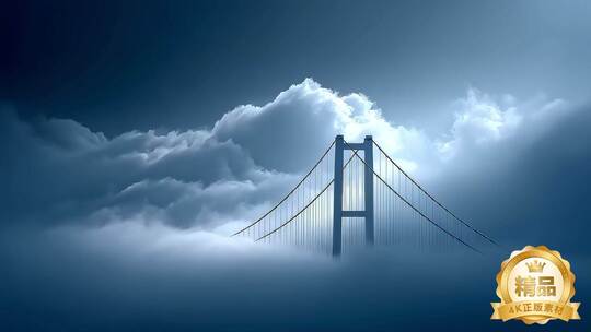 壮丽跨海大桥 气势磅礴 连接两岸