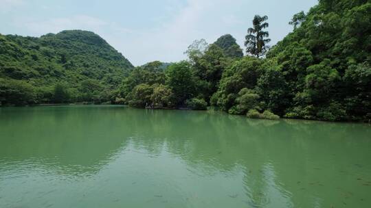 广西柳州山水龙潭公园自然风光美景