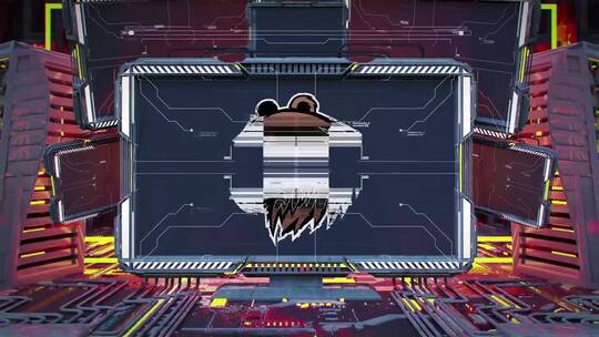 科幻游戏职能未来感logo展示开场