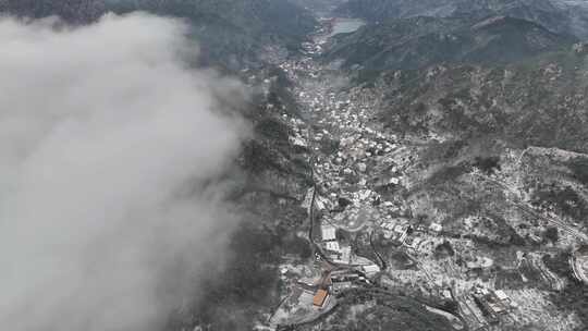 乡村雪景