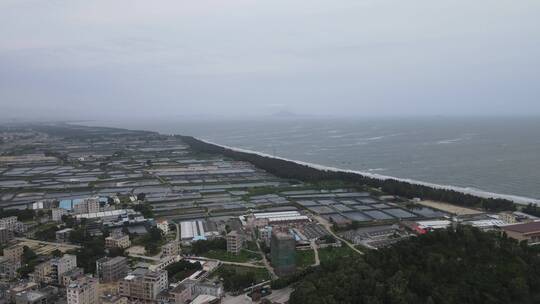 海上养殖基地航拍