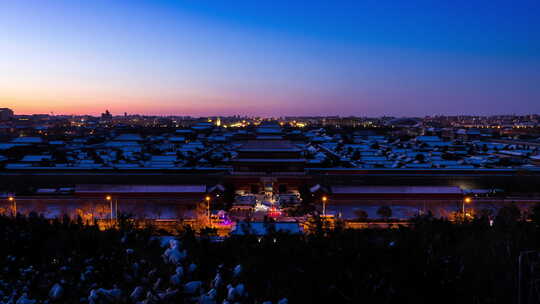 故宫雪景 9-R5 The Palace Museum视频素材模板下载