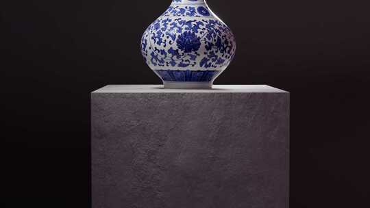 青花瓷 瓷器 陶瓷 花瓶 古董 中国风