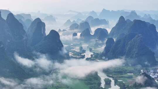 桂林山水 桂林风光 桂林航拍 风光风景