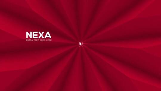 红色立体三角形创意过渡包AE模板