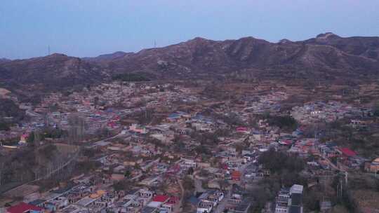 航拍 乡村 房子 高空 居民区