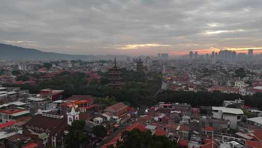 福建泉州开元寺古城城市宣传片航拍