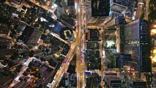 香港维多利亚港航拍