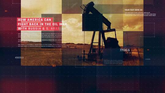 整洁干净新闻图文过渡幻灯片AE模板