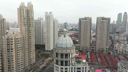天津城市航拍地标视频素材模板下载