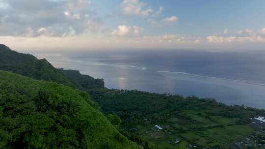 Teahupoo Tahiti日出无人机