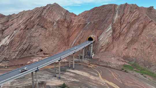 库车独库公路航拍