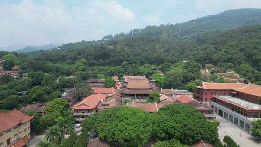 航拍福建莆田南山广化寺