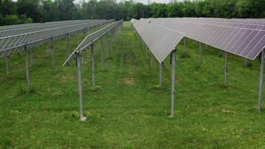 新能源绿色环保  太阳能板 可持续能源
